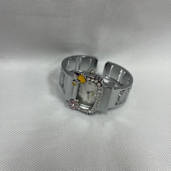 Hello Kitty Silver Cuff Bracelet Watch - Picture 5 of 8